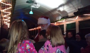 Santa on the Polar Express